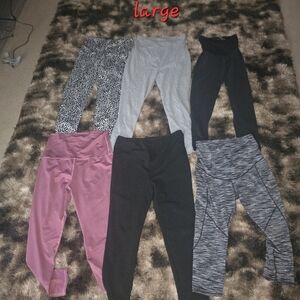 14 Maternity Leggings, Medium, Large And 1 Small